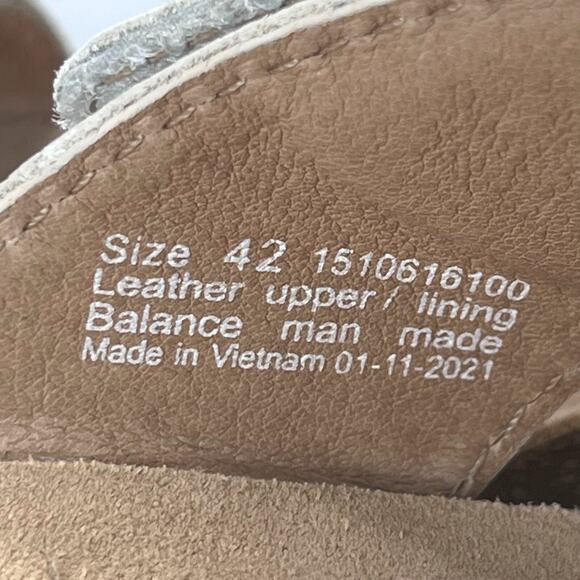 Dansko Maddy Milled Nubuck Leather Sandal Ivory 1510-616100 Women EU 42/11.5 NWB - Picture 10 of 12